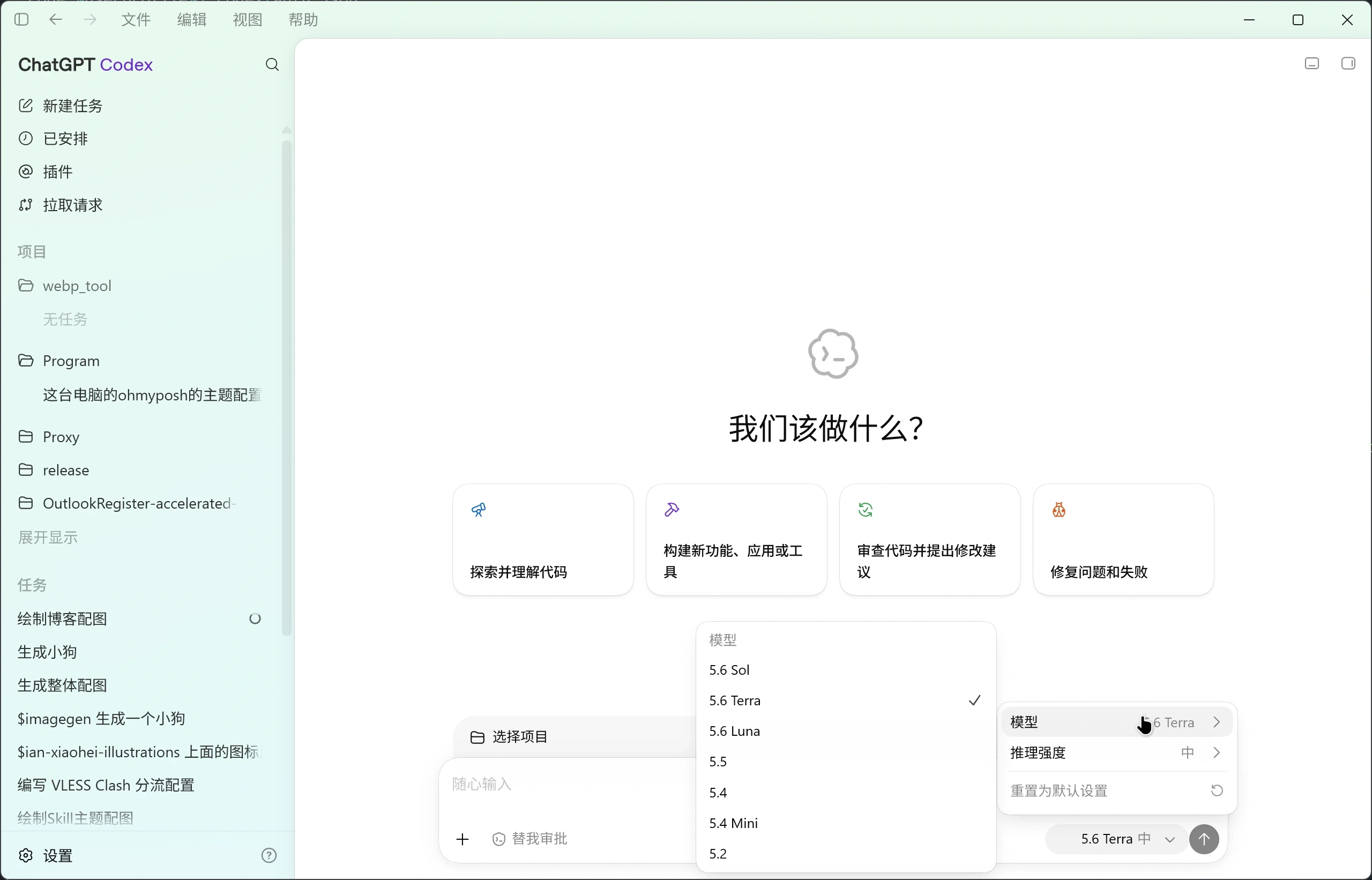 codex截图